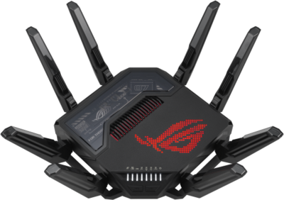 ASUS Wireless Router Quad Band BE25000 1xWAN/LAN(10Gbps) + 4xWAN/LAN(2.5Gbps) + 1xLAN(1000Mbps) + 2xUSB, GT-BE98