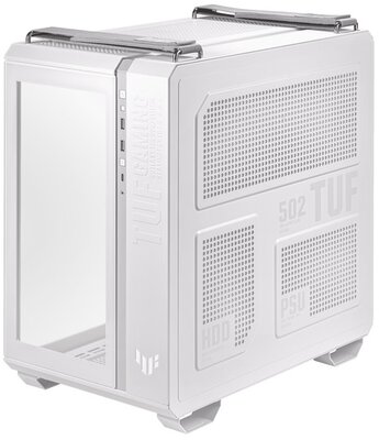 Asus TUF GAMING GT502 PLUS TG ARGB WHITE - midi számítógépház - Fehér