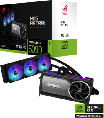 Asus Videokártya - nVidia ROG-ASTRAL-LC-RTX5090-O32G-GAMING (32768MB, GDDR7, 512bit, 2xHDMI, 3xDP)