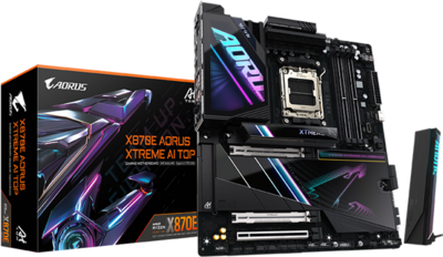 GIGABYTE Alaplap AM5 X870E AORUS XTREME AI TOP AMD X870, EATX