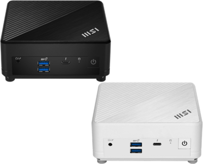 MSI Business DT Cubi 5 12M-407BEU, i3-1215U, Intel UHD, M.2 NVME, 2,5"SATA, 4xUSB, Thunderbolt4, HDMI, DP, 2xRJ45, Black