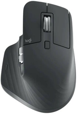 Logitech Egér - MX Master 3S for Business (Vezeték nélküli, Bluetooth, Optikai, 8000 dpi, Fekete)