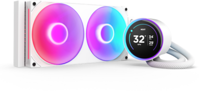 NZXT - Kraken Elite 280 RGB V2 - Vízhűtés - 280mm - Fehér - RL-KR28E-W2