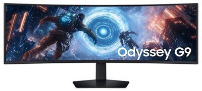 Samsung Monitor 49" - S49FG912E (VA, 5120x1440, 32:9, DQHD, 144HZ, 350cd/m2, 1ms, Ívelt)