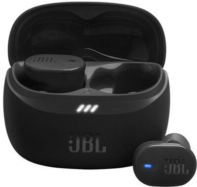 JBL TUNE BUDS 2 bluetooth fülhallgató SZTEREO (v5.3, TWS, mikrofon, aktív zajszűrő, IP54 + töltőtok) FEKETE
