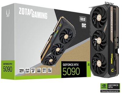 ZOTAC Videokártya PCI-Ex16x nVIDIA RTX 5090 SOC 32GB GDDR7 OC