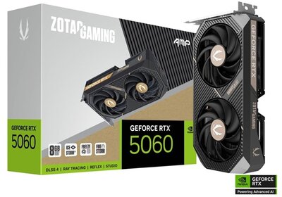 ZOTAC Videokártya PCI-Ex16x nVIDIA RTX 5060 AMP 8GB GDDR7