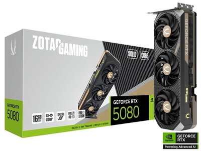 ZOTAC Videokártya PCI-Ex16x nVIDIA RTX 5080 SO CORE 16GB GDDR7