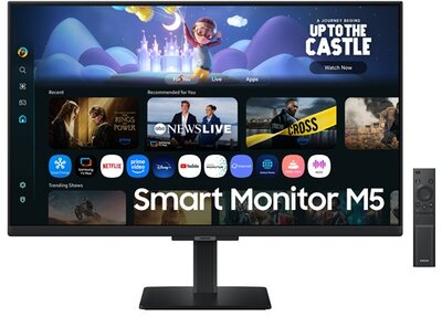 SAMSUNG SMART VA monitor 32" M5, 1920x1080, 16:9, 250cd/m2, 4ms, 2xHDMI/2xUSB/WiFi/Bluetooth, hangszóró