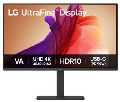 LG monitor 31,5" 32U720A-B, 3840x2160, 16:9, 250 cd/m2, 5ms, HDMIx2/DisplayPort/USBx2/USB-C (90W), hangszóró