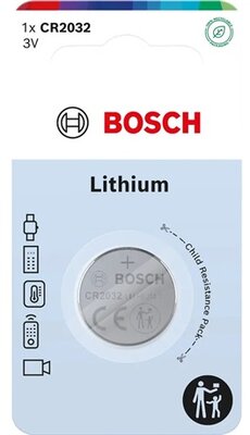 Bosch CR2032B100 lítium gombelem, CR2032, 1 db