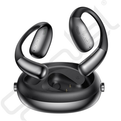 XO G36 bluetooth fülhallgató SZTEREO (v5.1, TWS, mikrofon, aktív zajszűrő, fülre akasztható, AI fordító) FEKETE
