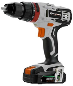 Daewoo DALD18-M1 akkumulátoros fúró-csavarozó, akku és töltő nélkül