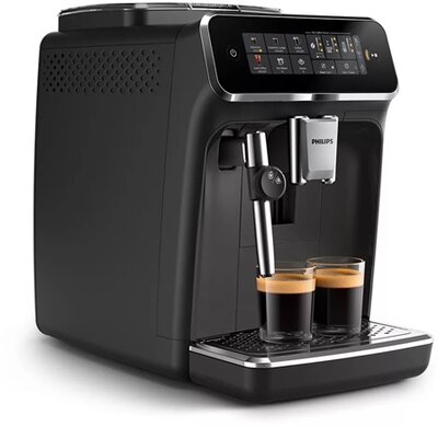 Philips EP3324/40 3300 manuális tejhabosítóval fekete automata kávéfőző