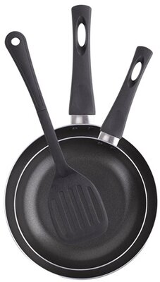 Bergner BGEU-5552 serpenyő szett 3 részes fekete