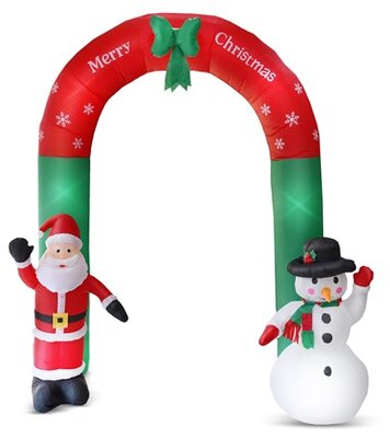 FELFÚJHATÓ KAPU MIKULÁS-HÓEMBER 240 CM