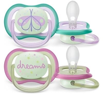 Philips SCF376/19 Avent ultra air fluoreszkáló cumi lepke,álmok