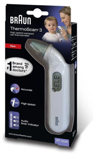 Braun ThermoScan 3 IRT 3030 fülhőmérő