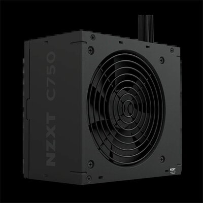 NZXT 750W - C750 BRONZE - PA-7B3BB-EU - 80+ Bronze - ATX 3.1 - Non Modular - Fekete Tápegység