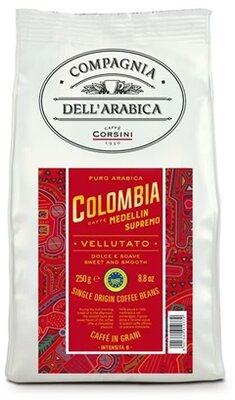 Compagnia dellArabica Caffé Colombia Medellin Supremo szemes kávé, 250 gr