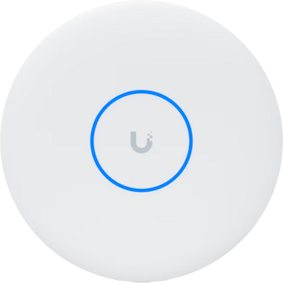 Ubiquiti U7-PRO-XGS Ceiling-mounted 8-stream WiFi 7 AP with dedicated spectral scanning radio and 10/5/2.5/1 GbE support, 160 sqm coverage, 500+ connected devices, Powered using PoE++, 10 GbE uplink
