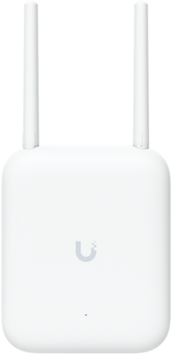 Ubiquiti U7-Outdoor All-weather WiFi 7 AP with 4 spatial streams, an integrated directional super antenna, and versatile mounting options