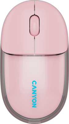 CANYON mouse OnClick 24 BT/ Wireless Transparent/Pink