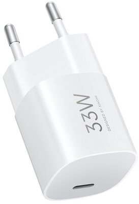 XIAOMI NANO POWER hálózati töltő Type-C aljzat (33W, GaN, PD gyorstöltő 3.0) FEHÉR