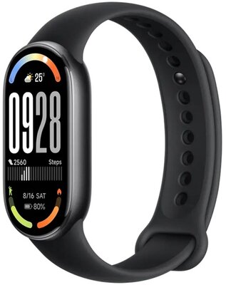 XIAOMI Smart Band 10 okoskarkötő (v5.4, aktivitásmérő, alvásmonitor, 150 sport mód, vízálló, 5 ATM) FEKETE