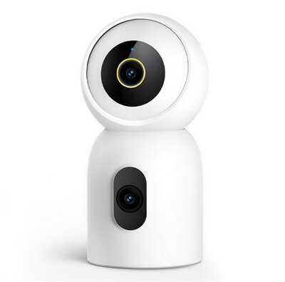 XIAOMI IMILAB C30 DUAL biztonsági kamera (360°-os, mikrofon, éjszakai mód, mozgásérzékelés, 1440p) FEHÉR