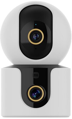 XIAOMI Smart Camera C500 DUAL beltéri biztonsági kamera (360°-os, mikrofon, éjjellátó, mozgásérzékelés, 1440p) FEHÉR