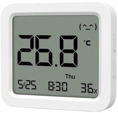 XIAOMI MI Temperature and Humidity Monitor 3 Mini okos hőmérő és páratartalom érzékelő (Bluetooth) FEHÉR