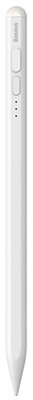 BASEUS SMOOTH WRITING 2 érintő ceruza (aktív, kapacitív, Type-C, LED jelzés + póthegy, Apple Pencil kompatibilis) FEHÉR