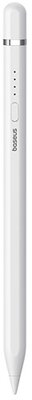 BASEUS SMOOTH WRITING érintő ceruza (aktív, kapacitív, lightning + póthegy, Apple Pencil kompatibilis) FEHÉR