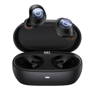 BASEUS BOWIE MA20 PRO bluetooth fülhallgató SZTEREO (v5.3, TWS, aktív zajszűrő, mikrofon, IPX6 + töltőtok) FEKETE