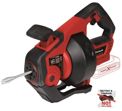 Einhell 4514160 PXC TE-DA 18/760 Li - Solo akku és töltő nélkül akkumulátoros csőtisztítógép