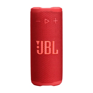 JBL GRIP RED hordozható bluetooth hangszóró, piros, app vezérlés, USB, vízálló, porálló, beépített hangulat világítás