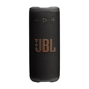 JBL GRIP BLK hordozható bluetooth hangszóró, fekete, app vezérlés, USB, vízálló, porálló, beépített hangulat világítás