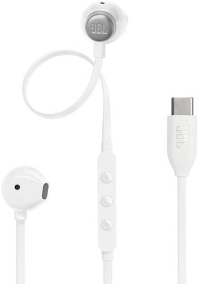 JBL Tune 305 (USB-C Vezetékes fülhallgató), Fehér