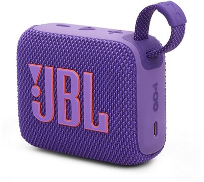 JBL GO4 bluetooth hordozható hangszóró (v5.3, 850mAh belső akku, 4.2W, IP67 vízálló) LILA