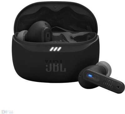 JBL TUNE BEAM2 bluetooth fülhallgató SZTEREO (v5.3, TWS, mikrofon, aktív zajszűrő, mélyhang kiemelés + töltőtok) FEKETE
