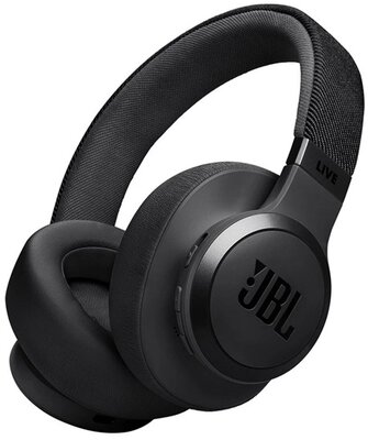 JBL LIVE 770NC bluetooth fejhallgató SZTEREO (v5.3, mikrofon, aktív zajszűrő, multipoint, összehajtható) FEKETE