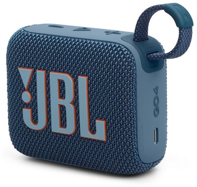 JBL GO4 bluetooth hordozható hangszóró (v5.3, 850mAh belső akku, 4.2W, IP67 vízálló) SÖTÉTKÉK