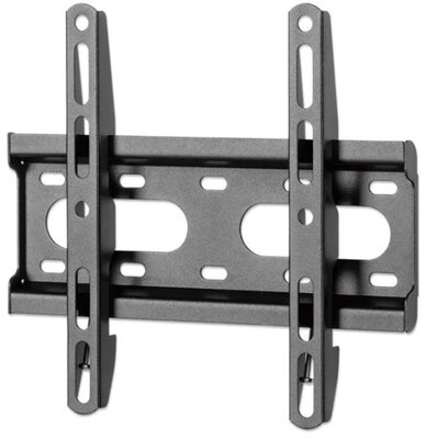 Manhattan TV állvány - Fali fix ultravékony TV állvány Fekete (max.VESA:200x200)(23"-43"-ig) 45kg teherbírás