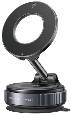 JOYROOM JR-ZS501 autós tartó (műszerfalra, tapadókorongos, mágneses, 360°, 4-7" méret) SÖTÉTSZÜRKE