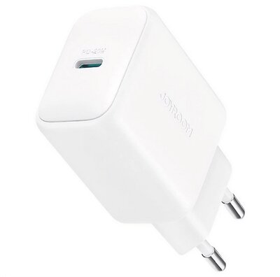 JOYROOM hálózati töltő Type-C aljzat (20W, PD gyorstöltő 3.0 + Type-C kábel) FEHÉR
