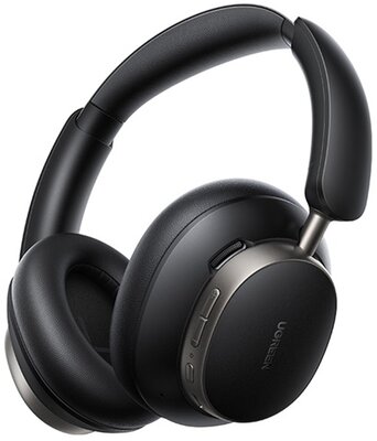 UGREEN HP206 STUDIO PRO bluetooth fejhallgató SZTEREO (v6.0, mikrofon, akítv zajszűrő, 3.5mm jack aljzat) FEKETE