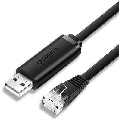 UGREEN Kábel USB-A - RJ45, M/M, 1,5m, fekete