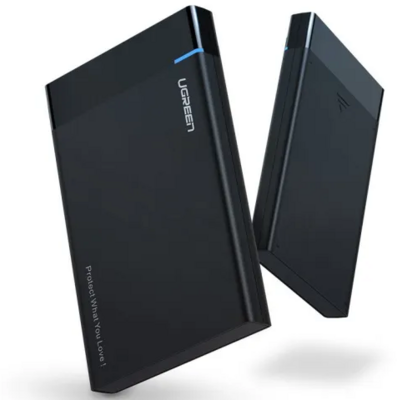 UGREEN Külső HDD ház USB 3.0 2.5", fekete