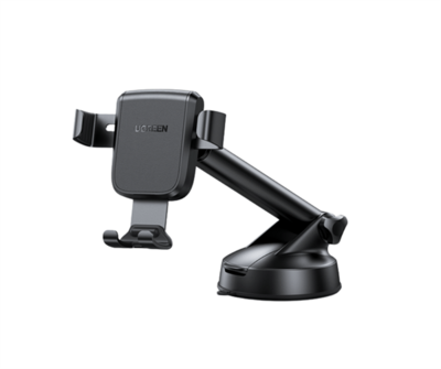UGREEN Autós telefon gravitációs tartó 4,7" - 7" tapadókorongos, automata lock, szürke